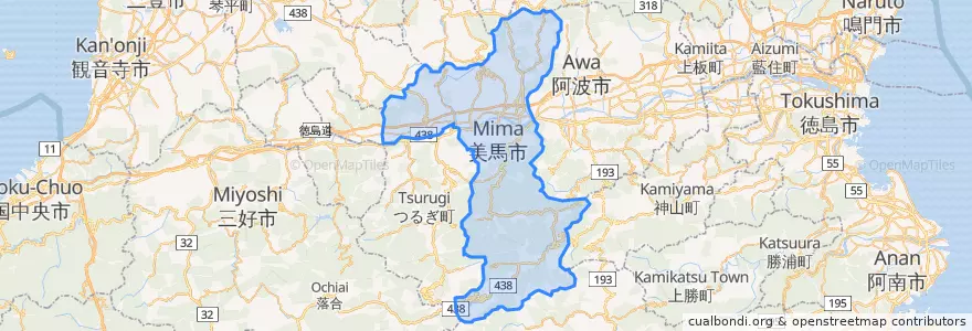 Mapa de ubicacion de Mima.