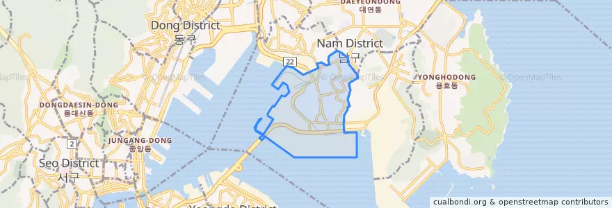 Mapa de ubicacion de 勘蛮洞.