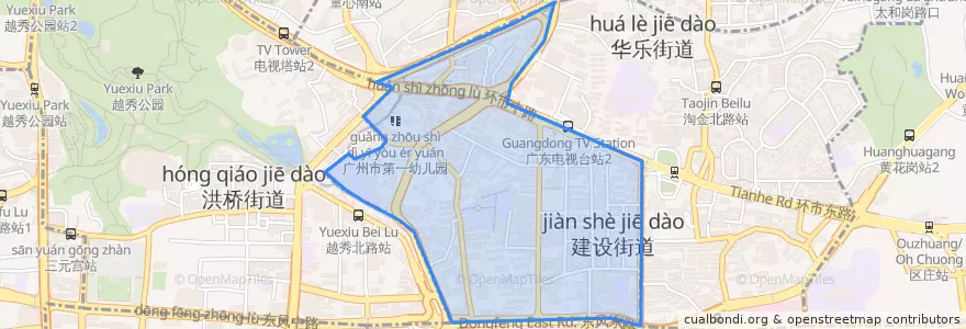 Mapa de ubicacion de 建设街道.