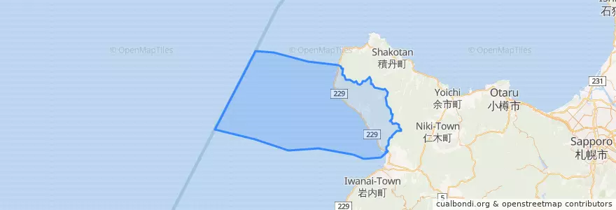 Mapa de ubicacion de 古宇郡.