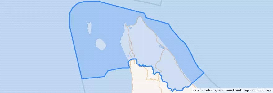 Mapa de ubicacion de Округ Соя.