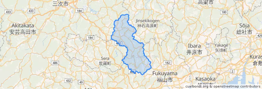 Mapa de ubicacion de 府中市.