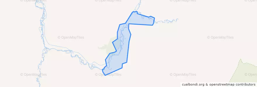 Mapa de ubicacion de Нельканское сельское поселение.