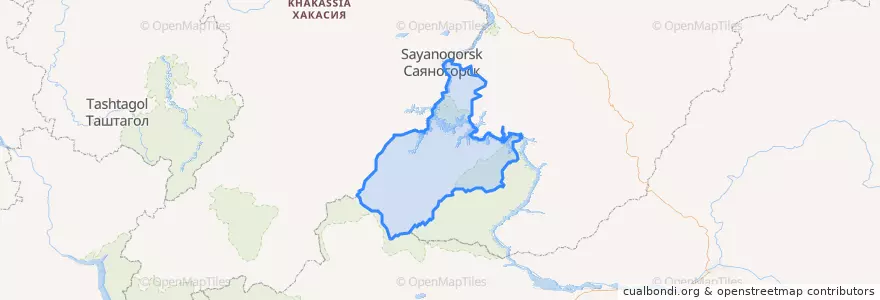 Mapa de ubicacion de Сизинский сельсовет.