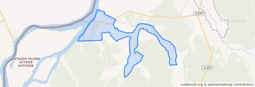 Mapa de ubicacion de сельское поселение Село Лончаково.