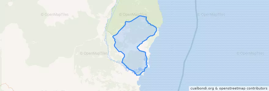 Mapa de ubicacion de Даттинское сельское поселение.