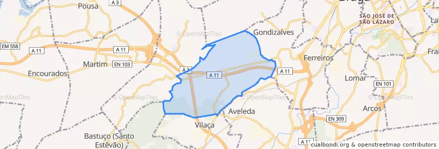 Mapa de ubicacion de Sequeira.