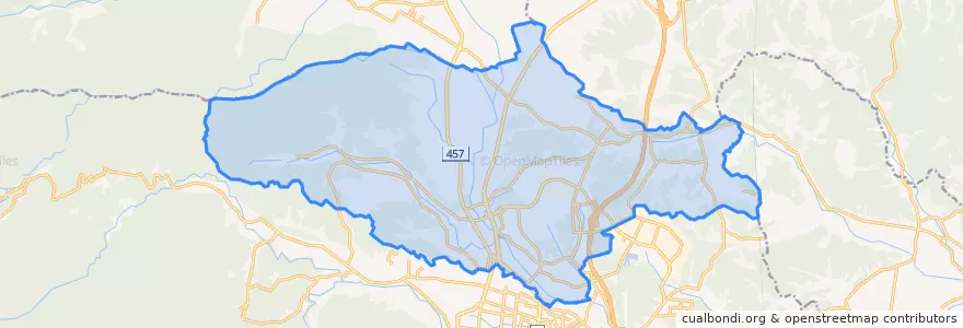Mapa de ubicacion de 大衡村.