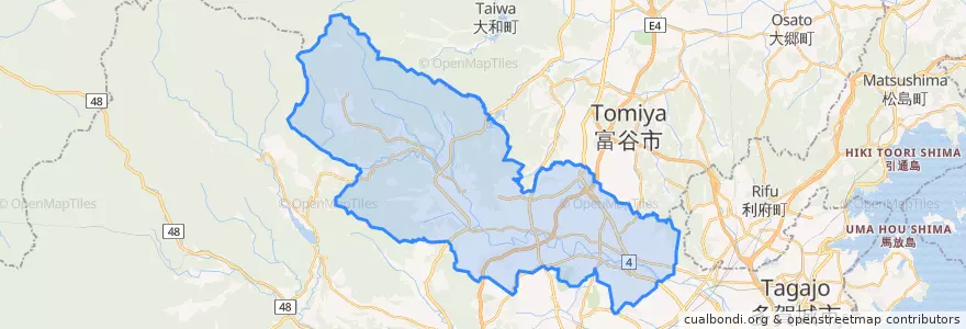 Mapa de ubicacion de 泉区.