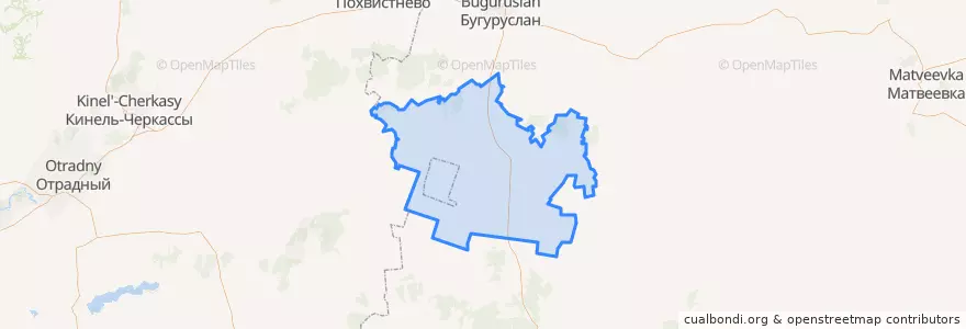 Mapa de ubicacion de Пилюгинский сельсовет.