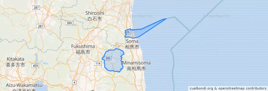 Mapa de ubicacion de Soma County.