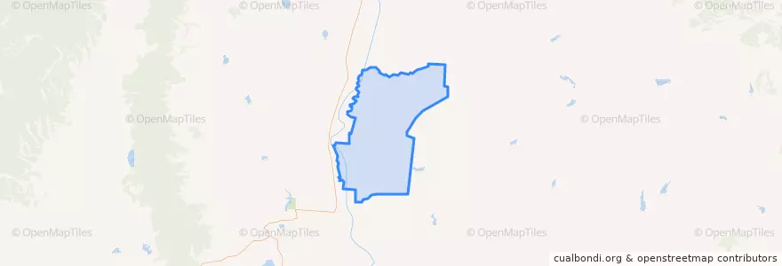 Mapa de ubicacion de Гранитное сельское поселение.