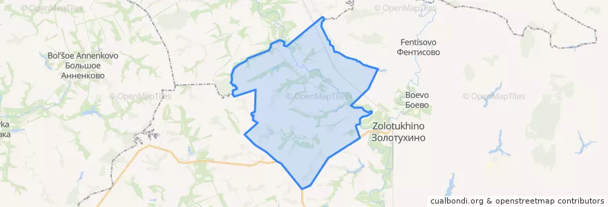 Mapa de ubicacion de Новоспасский сельсовет.