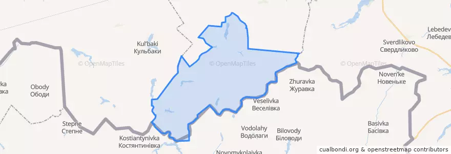 Mapa de ubicacion de Викторовский сельсовет.