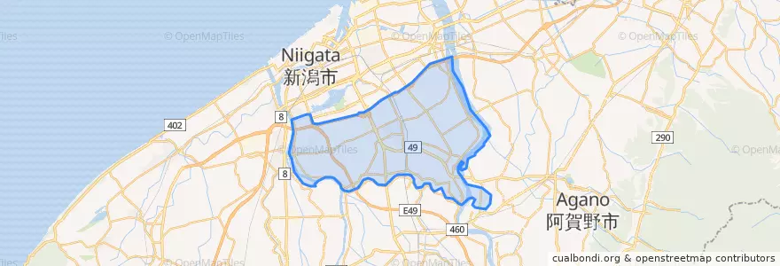 Mapa de ubicacion de 江南区.