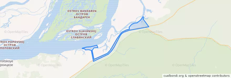 Mapa de ubicacion de Лидогинское сельское поселение.