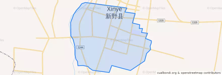 Mapa de ubicacion de Hancheng Subdistrict.