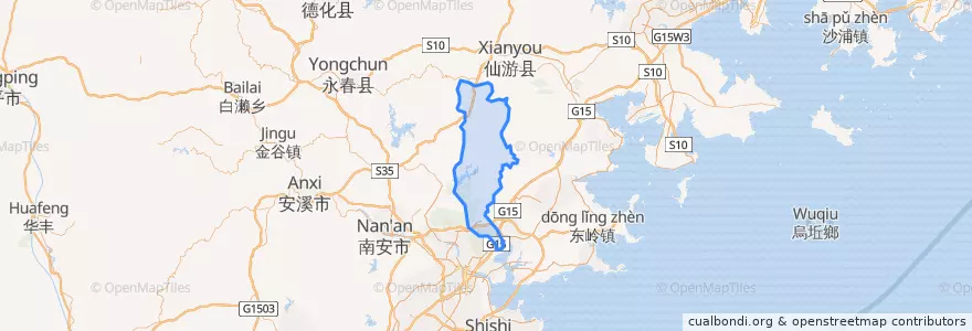 Mapa de ubicacion de 뤄장구.