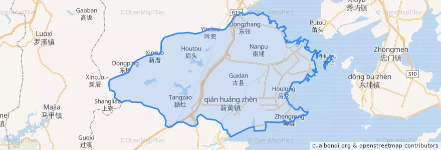 Mapa de ubicacion de 泉港区.
