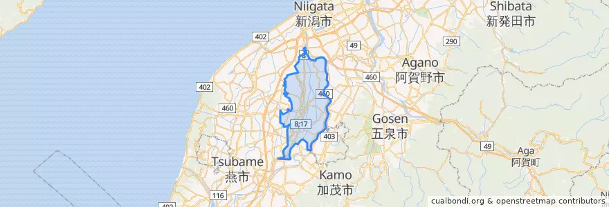 Mapa de ubicacion de 南区.