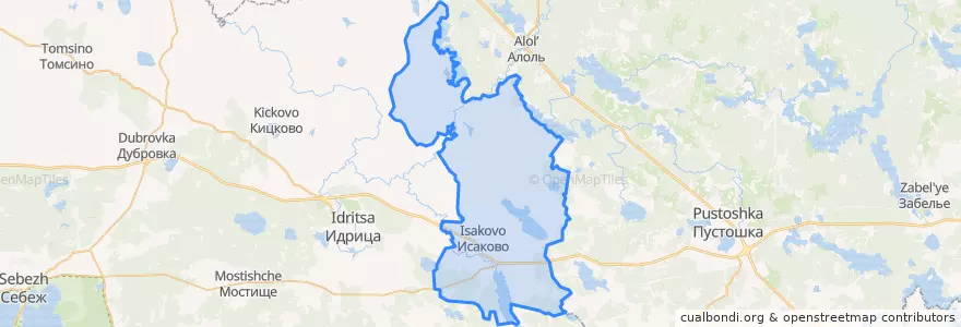 Mapa de ubicacion de Красноармейская волость.