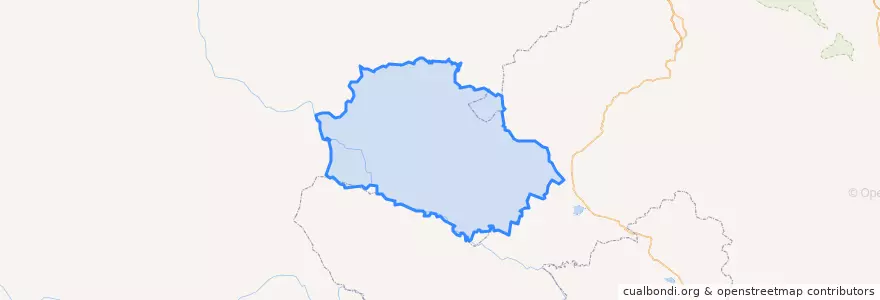 Mapa de ubicacion de Henan Mongol Autonomous County.