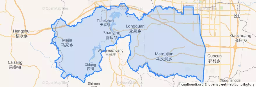 Mapa de ubicacion de Long'an District.