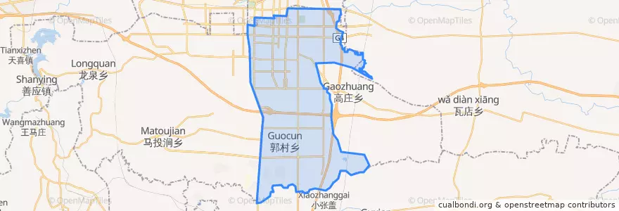 Mapa de ubicacion de 文峰区.