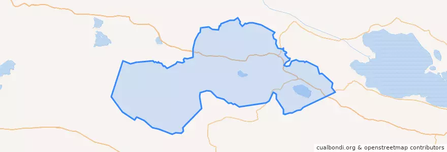 Mapa de ubicacion de Ulan County.
