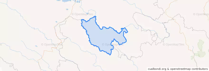 Mapa de ubicacion de དར་ལག་རྫོང 达日县.