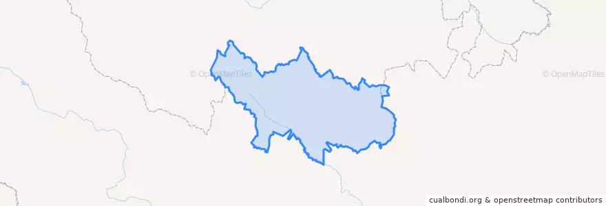 Mapa de ubicacion de Banma County.