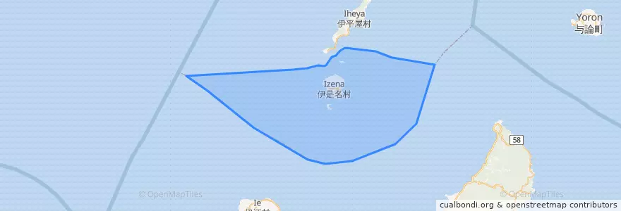 Mapa de ubicacion de Идзена.