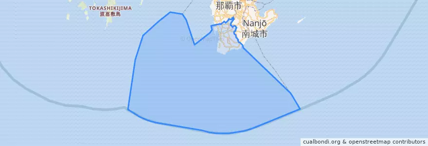 Mapa de ubicacion de Itoman.