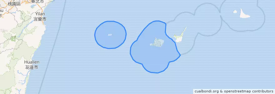 Mapa de ubicacion de Îles Yaeyama.