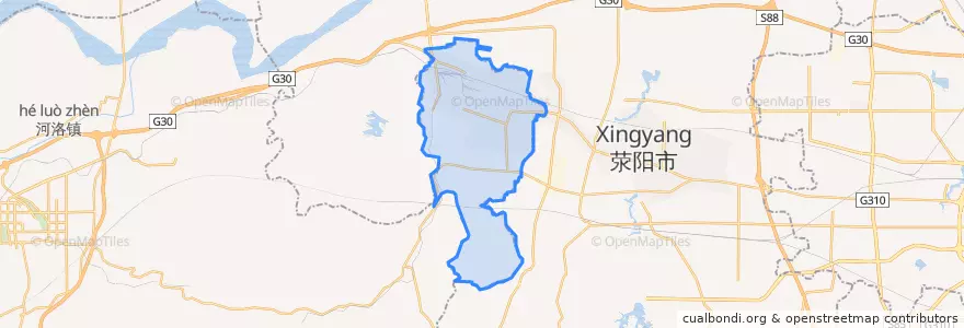 Mapa de ubicacion de District de Shangjie.