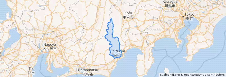 Mapa de ubicacion de 葵区.