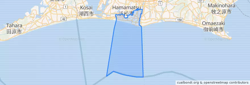 Mapa de ubicacion de 南区.