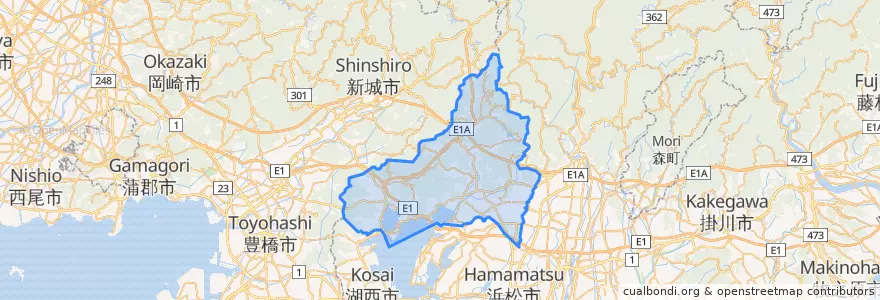 Mapa de ubicacion de Kita Ward.