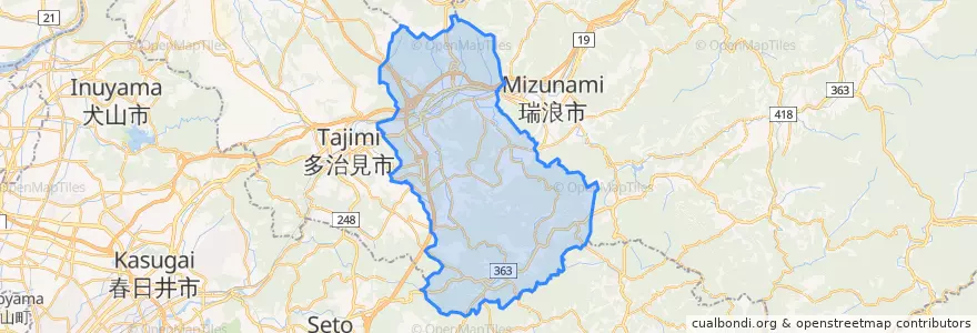 Mapa de ubicacion de Toki.