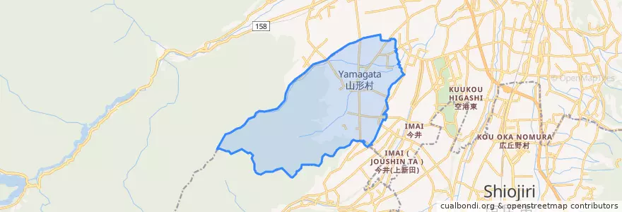 Mapa de ubicacion de Yamagata.