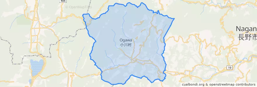 Mapa de ubicacion de Ogawa.