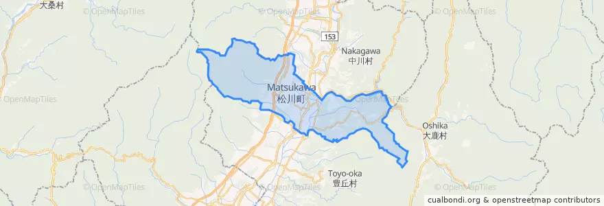 Mapa de ubicacion de Matsukawa.
