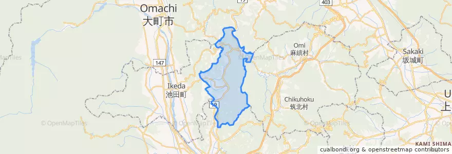 Mapa de ubicacion de Ikusaka.