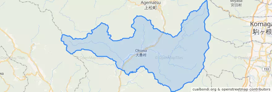 Mapa de ubicacion de Ookuwa.