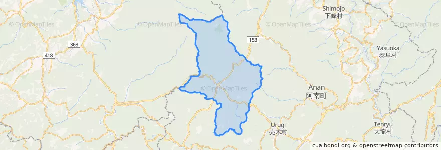 Mapa de ubicacion de 平谷村.
