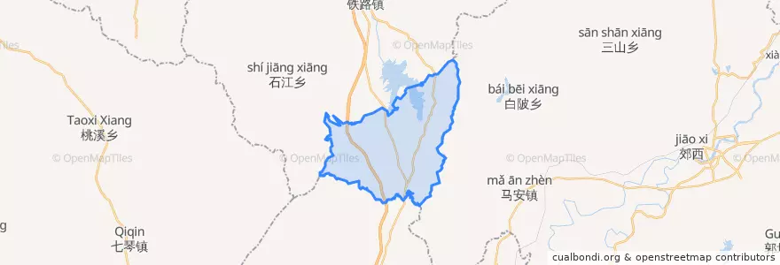 Mapa de ubicacion de 蕉坑乡.