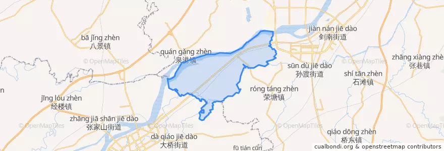Mapa de ubicacion de 拖船镇.