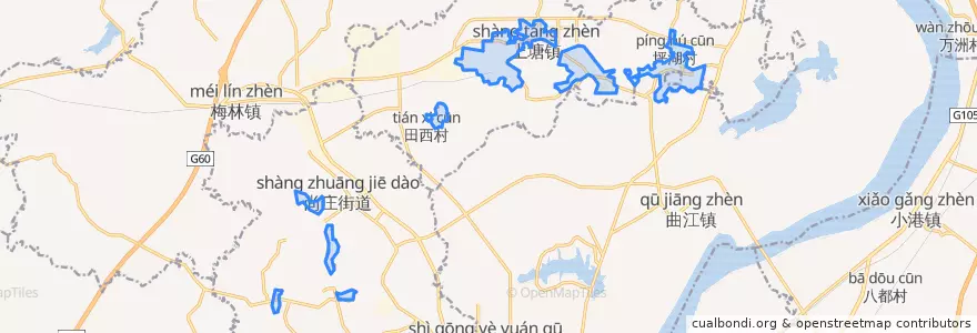 Mapa de ubicacion de 丰城矿务局.