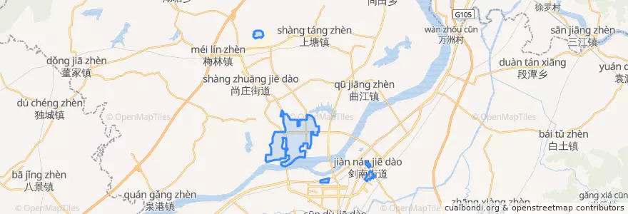 Mapa de ubicacion de 丰城市工业园区.