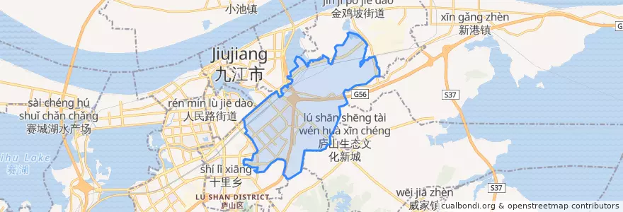 Mapa de ubicacion de 五里街道.